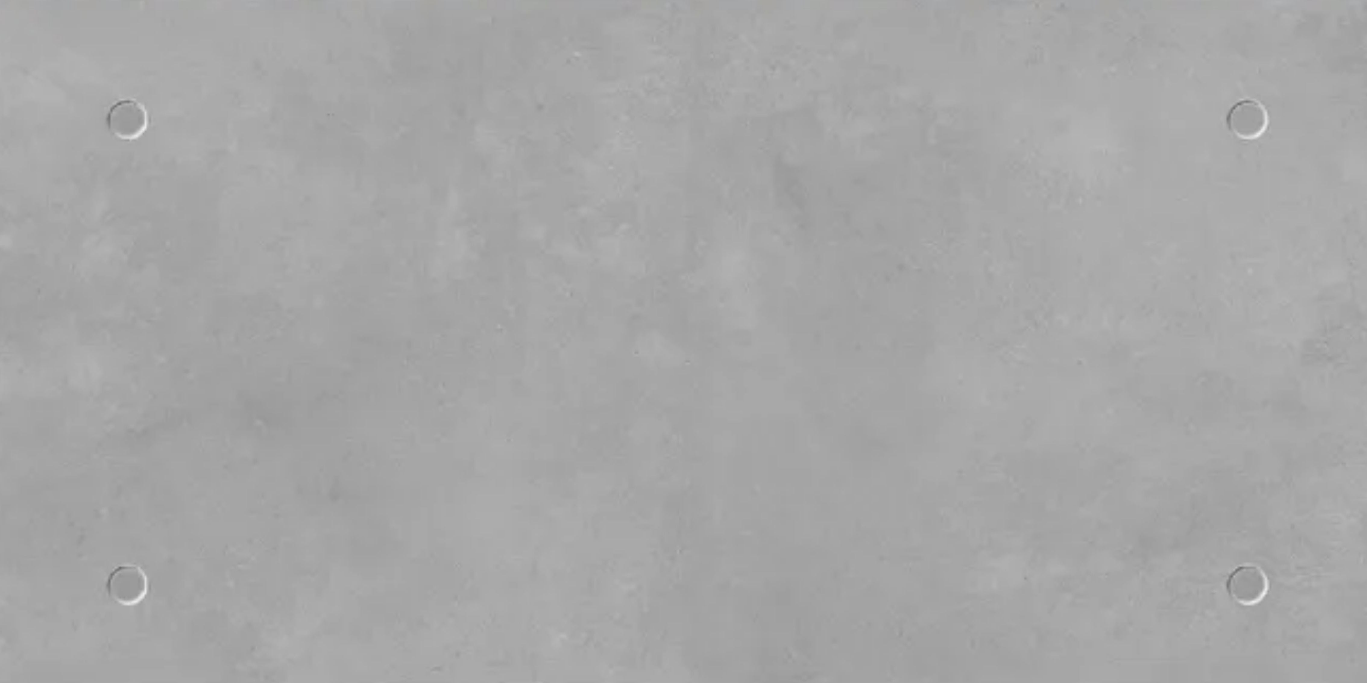 34.Four-Hole Polish Concrete Stone - Loozee Plain Grey - FP-LP-1200x600-G4