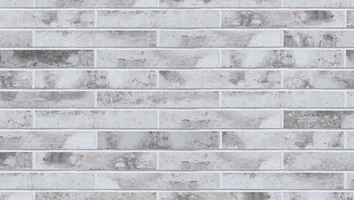 51.G Facing Brick - Misted White - GF-MW-490x115-G4