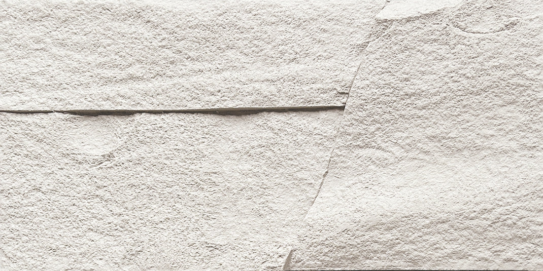 15.Oblique Mushroom Stone - Plain White - OM-PW-1200x600-G0